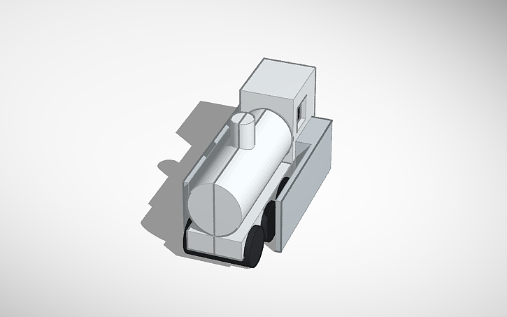 3D design Transforming train - Tinkercad