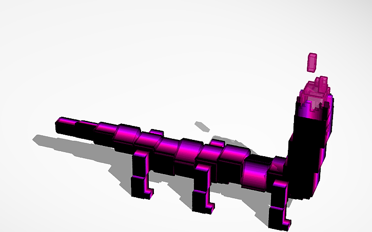 3D design Void Gradient Creature - Tinkercad