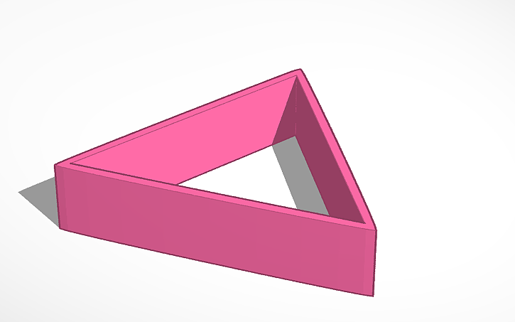 3d Triangle Project 3D design Triangle - Tinkercad