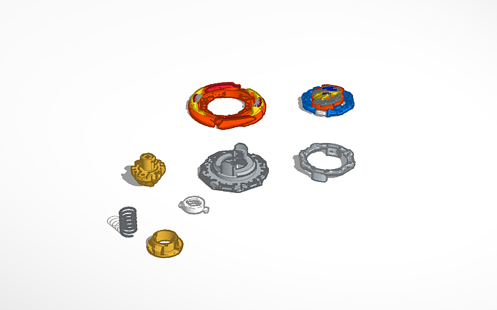 3D design cyclone Ragnaruk (DB) (working ) - Tinkercad