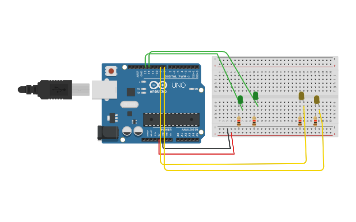 Circuit design Colors - Tinkercad