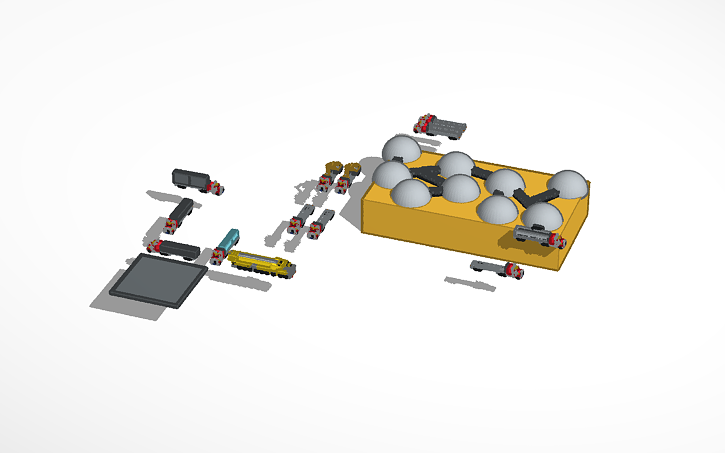 3D design construction site - Tinkercad