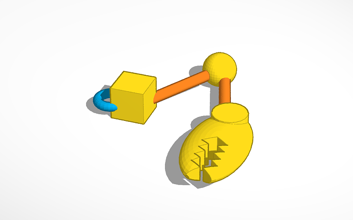3D design robot arm - Tinkercad