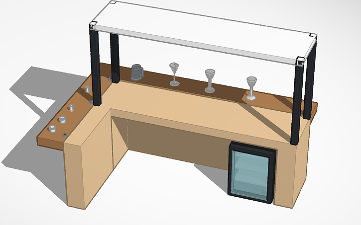 3D design Bar Design - Tinkercad
