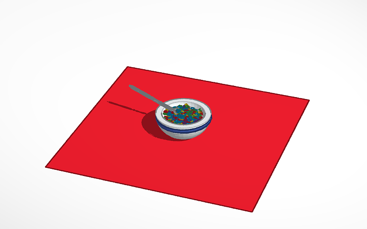 3D design Froot Loops - Tinkercad
