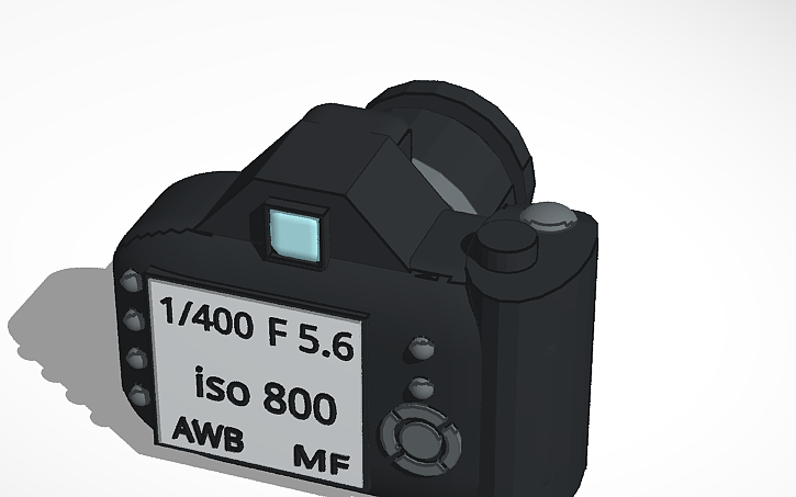 3D design Camera - Tinkercad