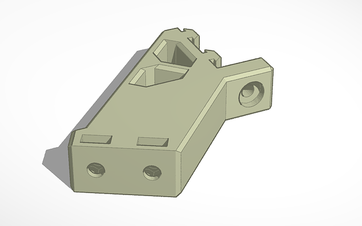 3D design Side Spool Mount Reinforced Extended - Tinkercad