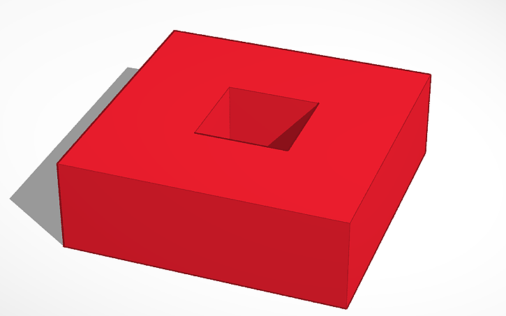 3D design square - Tinkercad