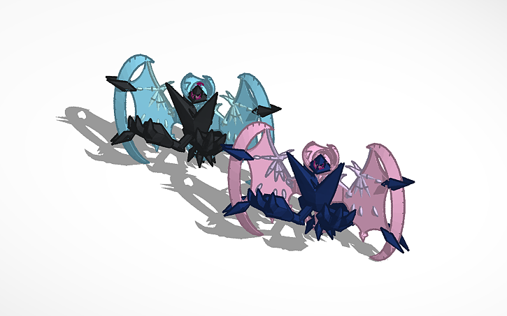 3D design My attempt at Pokémon Dawn wings necrozma - Tinkercad