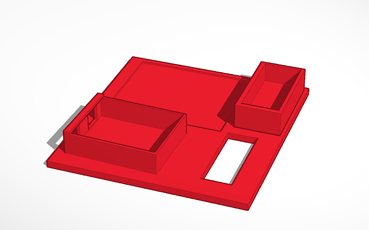 3D design Arduino Uno clone RAB supporto bredboard - Tinkercad