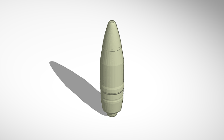 3D design Bofors 40mm Tracer Round - Tinkercad