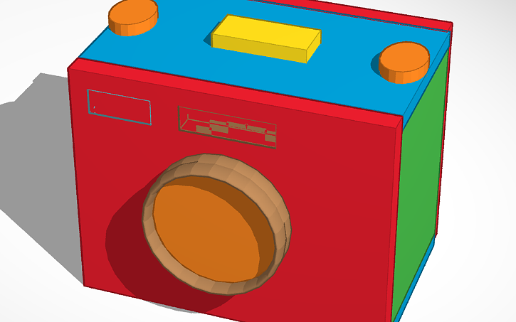 3D design Mini camera - Tinkercad