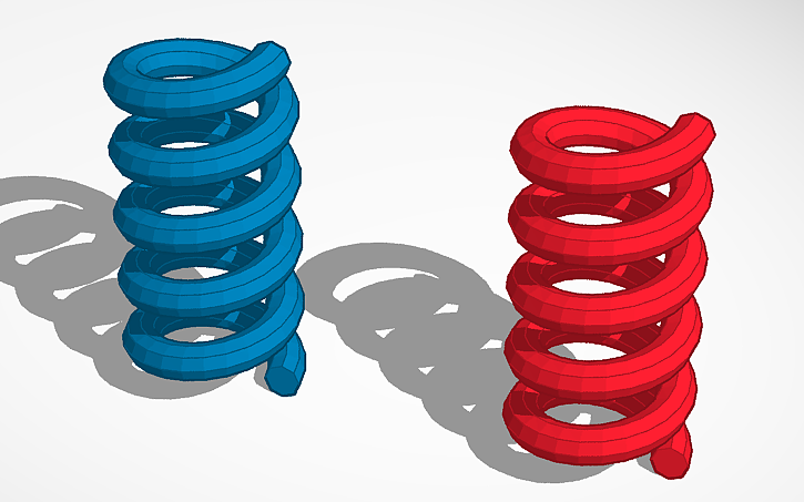 3D design Gravity coil and speed coil - Tinkercad