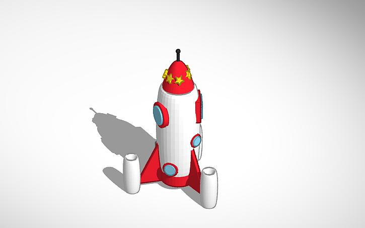 Cad Software Rocketship 3D design Rocketship 1 - Tinkercad