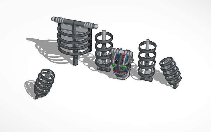 3D design spring bonnie - Tinkercad