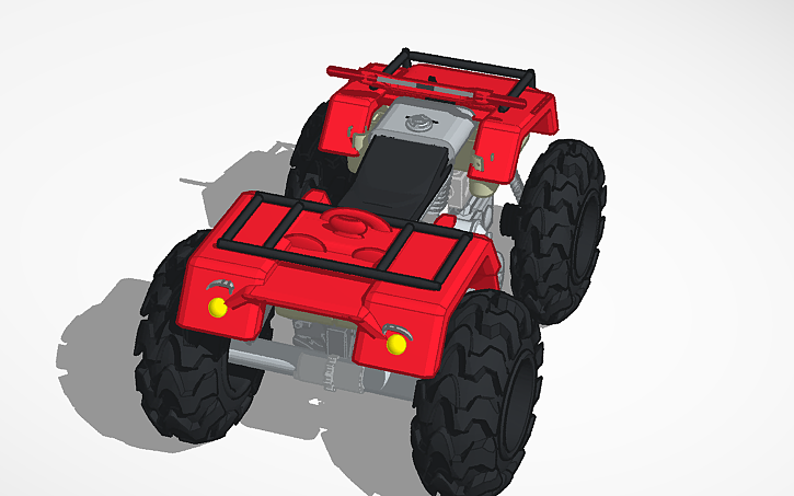 3D design Four wheeler 100% tinkercad - Tinkercad