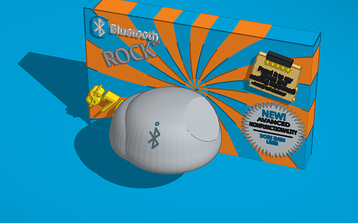 3D design Bluetooth ROCK™ - Tinkercad