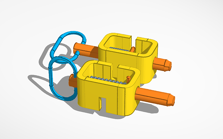 3D design Springlock ( Version 2, 3 IN ) - Tinkercad