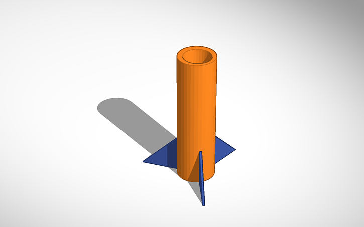 3D design Rocket - Tinkercad
