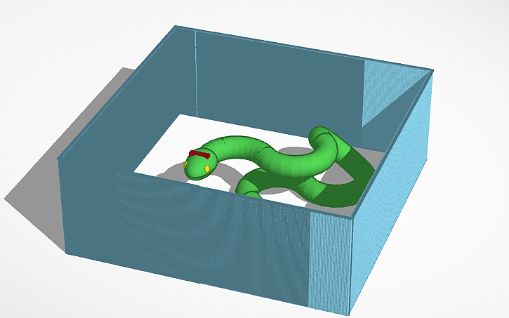3D design SNAKE - Tinkercad