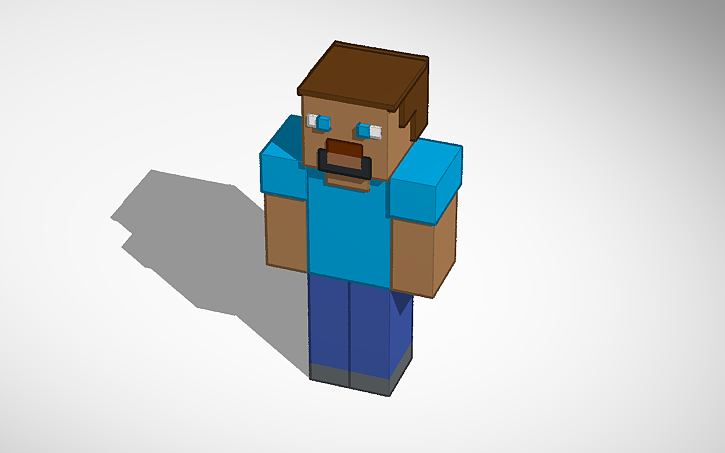 Steve Ragdoll Paper 3D design Ragdoll Steve - Tinkercad