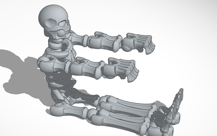 Skeleton Build Inventor 3D design skeleton - Tinkercad