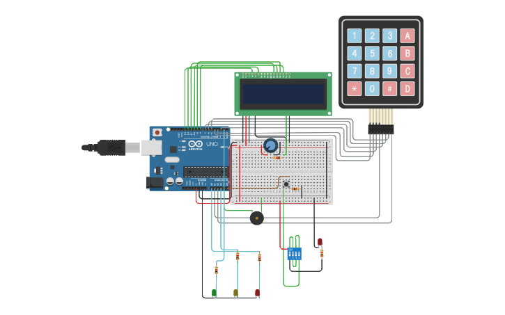 Circuit design Project Arduino - Tinkercad