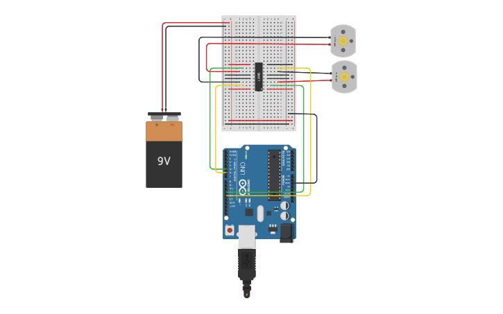 Circuit design Arduino 4 - Lab 2 Level 2 - Tinkercad