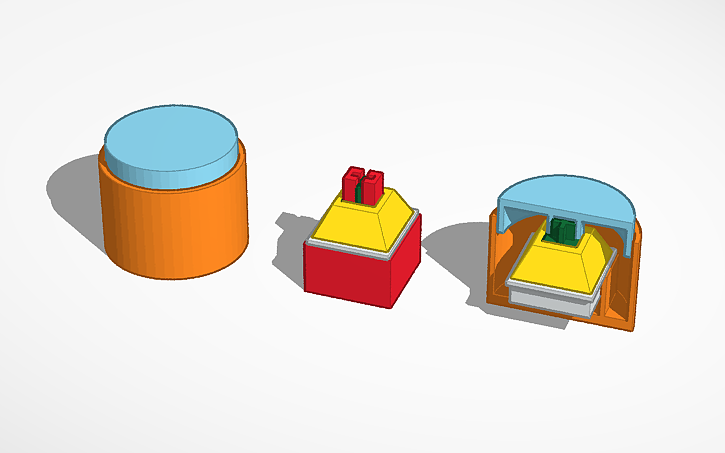 Clicker Dimensions 3D design simple_clicker_test_rl001 - Tinkercad