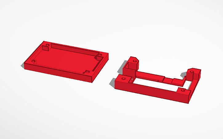 3D design XH-M608 housing Charge Discharge module circuit - Tinkercad
