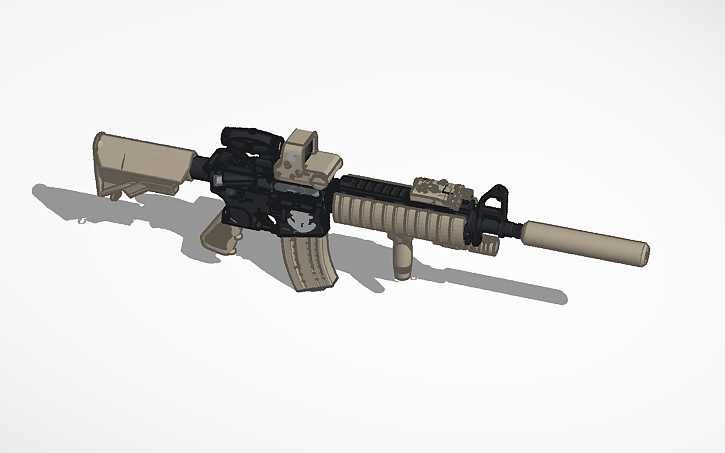 Mk18 Mod 0 Ff Ras 3D design MK 18 MOD 0 - Tinkercad