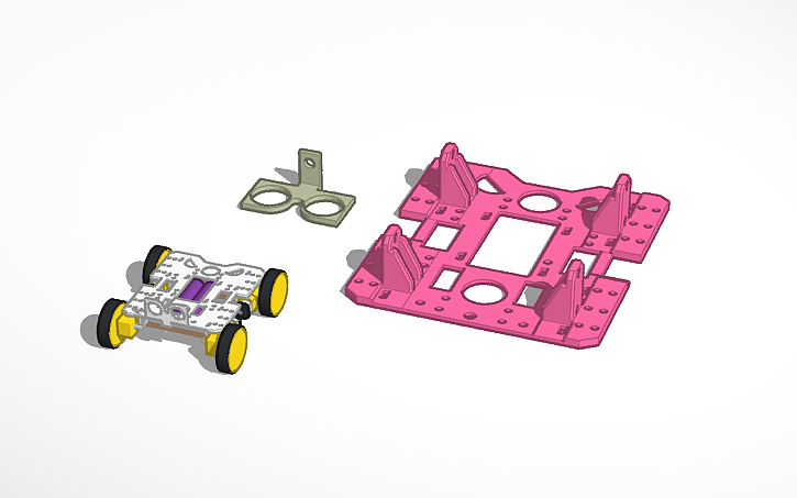 3D design Arduino 4x4 Car - Tinkercad