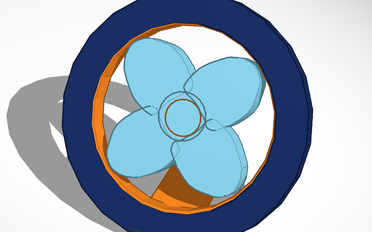 3D design Solar Powered Fan - Solar Cells Project - Tinkercad