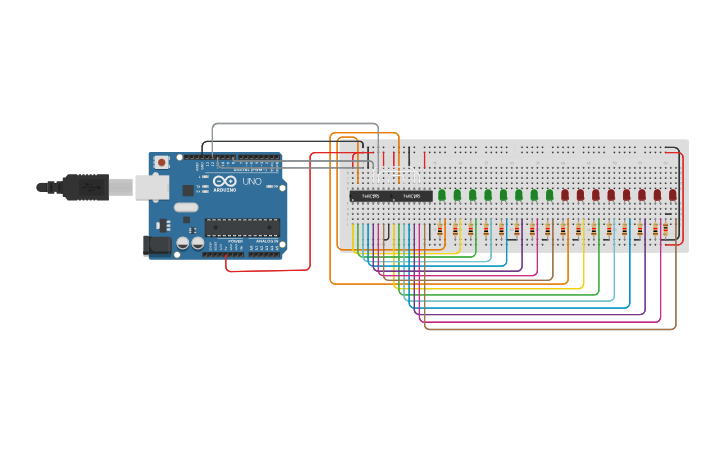 Circuit design lab9 8bit - Tinkercad