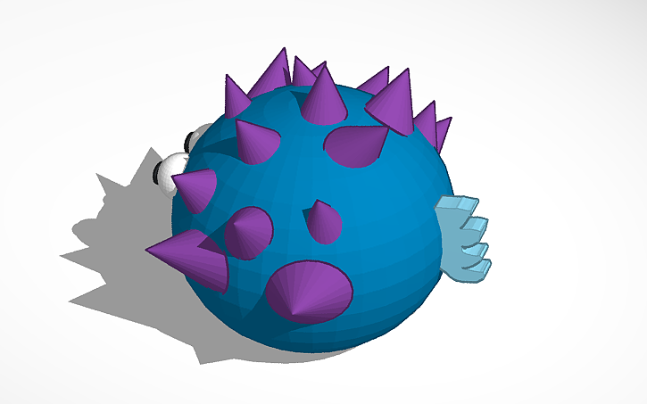 3D design рыба - Tinkercad