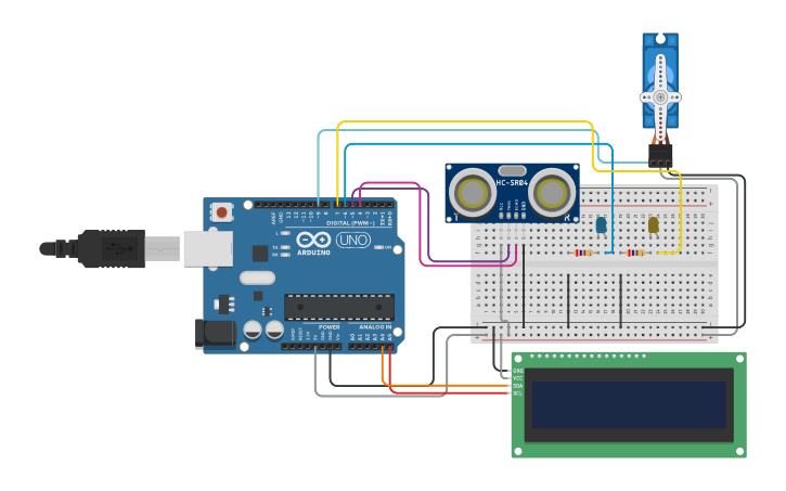 Circuit design Daring Crift - Tinkercad