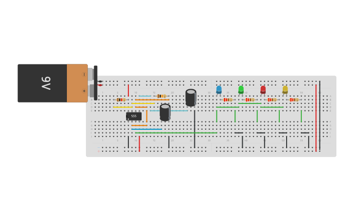 Circuit design LED BLINKER - Tinkercad