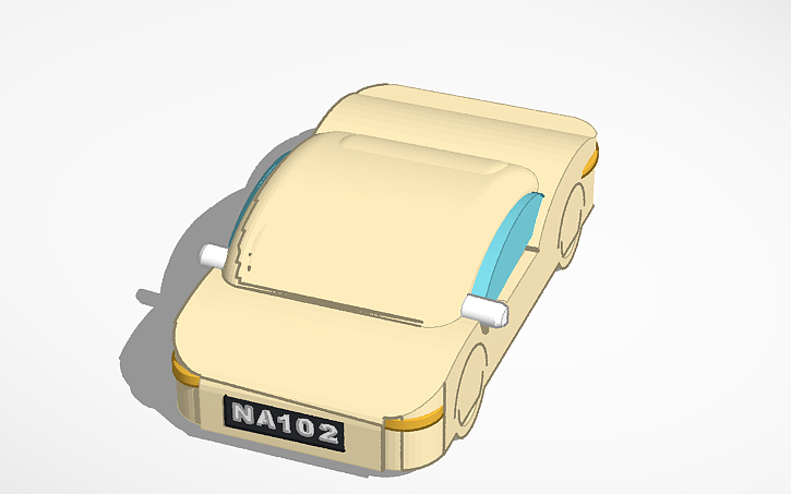 3D design Kereta Rbt Airis Aleesya - Tinkercad