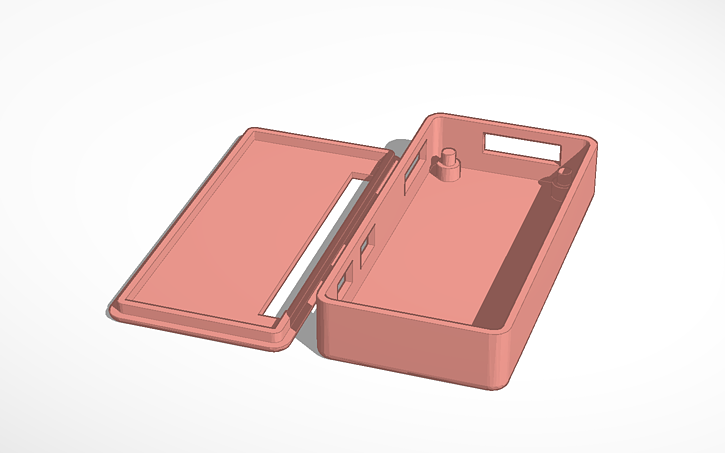 3D design Raspberry Pi Zero Case - Tinkercad
