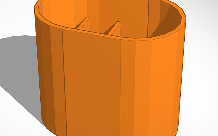 3D design Tooth Brush & Paste Caddie v2 - Tinkercad
