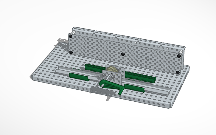 3D design Rack and Pinion - Tinkercad