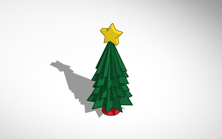 3D design Christmas Tree (Brilliant Gogo) - Tinkercad
