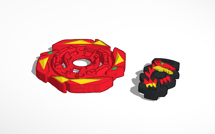 3D design beyblade burst king satan - Tinkercad