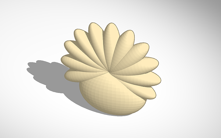 3D design SeaShell - Tinkercad