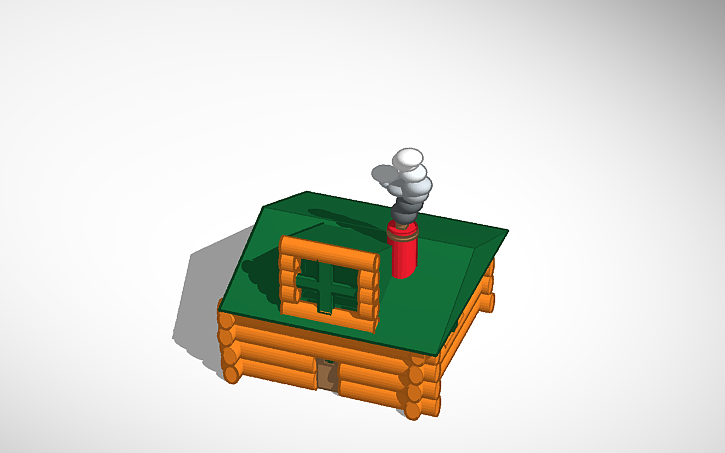 3D design link'n logs - Tinkercad