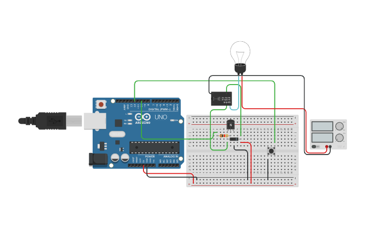 Relay Module In Tinkercad Circuit design Relay - Tinkercad