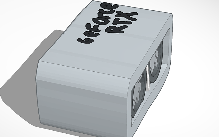 3D design Geforce RTX 3060 Ti - Tinkercad
