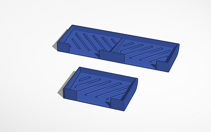 3D design Dish Sponge Rack - Tinkercad