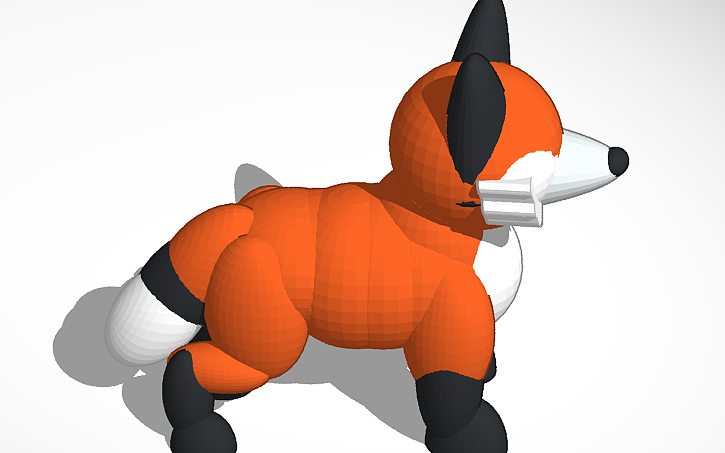 Solidworks Fox 3D design Fox - Tinkercad