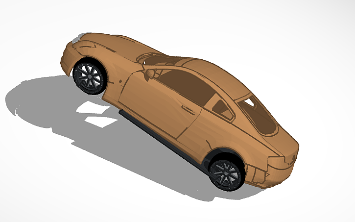 3D design Infinity G35 lowrider Frame (with separate grill) - Tinkercad